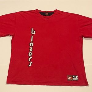 Vintage 00s Nike Portland Trailblazers T-Shirt Size 2XL
